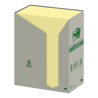 Post-it lappar 76mm x 127mm | 3M | gult  | 16st 201396