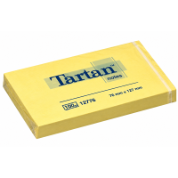Post-it lappar 76mm x 127mm | 3M Tartan | gul | 100 ark | 1st SE001440