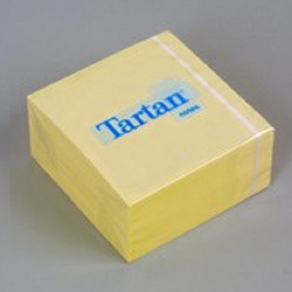 3M Post-it lappar 76mm x 76mm | 3M | Tartan gul | 100 ark 7100199984 214534 - 1