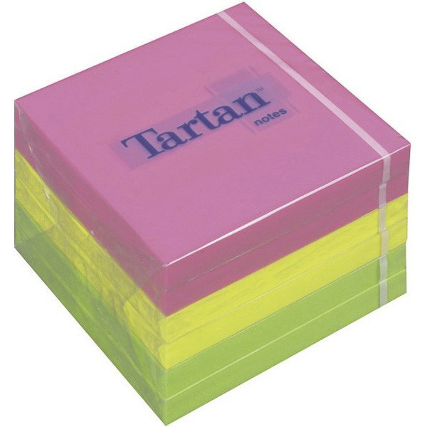 3M Post-it lappar 76mm x 76mm | 3M | neon | 100 ark 7100200707 214533 - 1