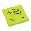 Post-it lappar 76mm x 76mm | 3M | neongrön | 100 ark 214537 - 1