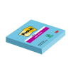 Post-it lappar 76mm x 76mm | 3M | supersticky blå | 90 ark 201042 - 1