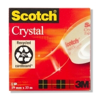 3M Tejp 19mm x 33m | 3M Scotch Crystal Clear 6001933 201262
