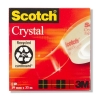 Tejp 19mm x 33m | 3M Scotch Crystal Clear