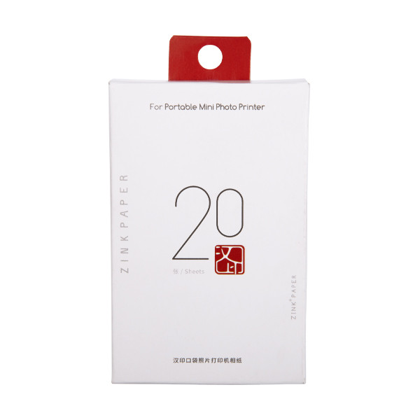 5x7,6cm Canon ZINK fotopapper | självhäftande | 20 ark (varumärket 123ink) 3214C002C 302224 - 1