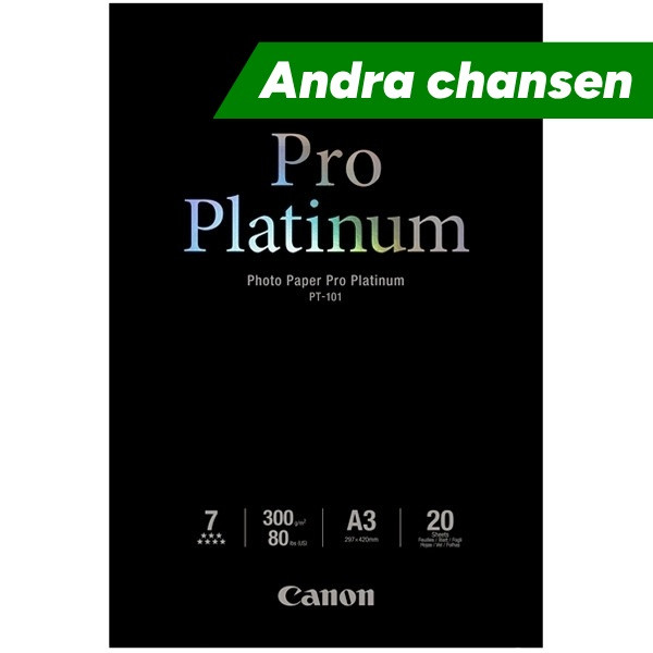 A3 300g Canon PT-101 fotopapper | Pro Platinum | 20 ark⭐ 238599 - 1