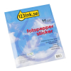 A4 123ink fotopapper etiketter | självhäftande glossy | vit | 60 ark