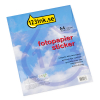 A4 123ink fotopapper etiketter | självhäftande matt | vit | 10 ark