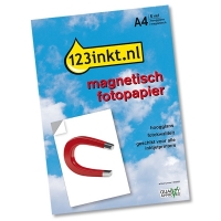 A4 160g 123ink fotopapper | Magnetiskt High Gloss | 5 ark  060950