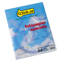 A4 230g 123ink fotopapper | Glossy Träkornsstruktur | 10 ark  064178