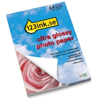 A4 300g 123ink fotopapper | Ultra Glossy | 20 ark $$  064140