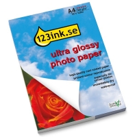 A4 300g 123ink fotopapper | Ultra Glossy | 20 ark 064150
