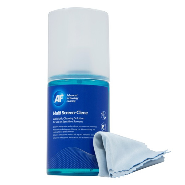 Skärmrengörare med mikrofiberduk 200ml | AF MCA200 MIF 152044 - 1