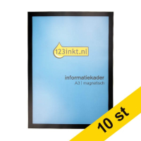 Affischram A3 | 123ink | magnetisk | svart | 10st  302747