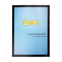 Affischram A3 självhäftande | 123ink | svart 301632