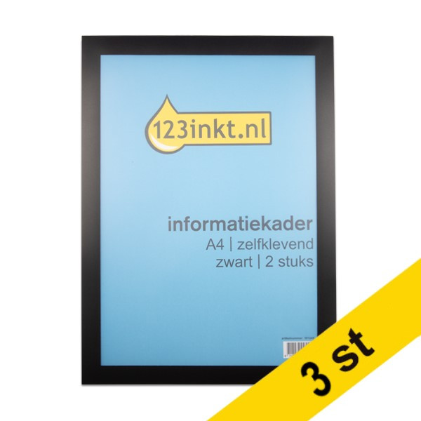 Affischram A4 | 123ink | svart | 6st⭐  301275 - 1