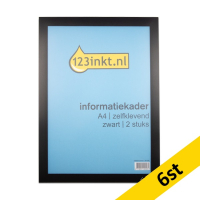 Affischram A4 | 123ink | svart | 6st 301275