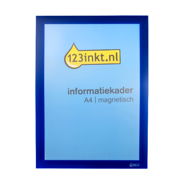 Affischram A4 magnetisk | 123ink | blå ⭐ 498807C 301628 - 1