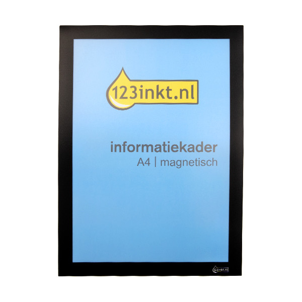 Affischram A4 magnetisk | 123ink | svart 498801C 301630 - 1