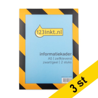 Affischram A5 | 123ink | svart/gul | 2st x3  301280