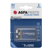 Agfaphoto 6LR61 E-block 9V batteri $$ 110-802596 290008