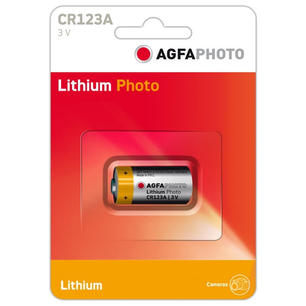 Agfaphoto CR123A Lithium batteri $$ 120-802633 290014 - 1