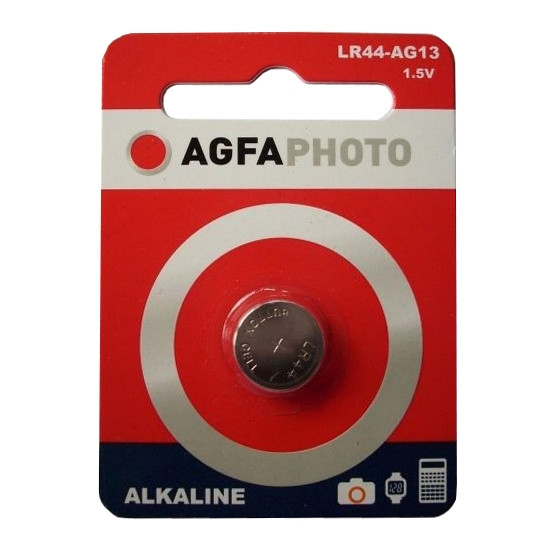 Agfaphoto LR44/AG13 Alkaline knappcellsbatteri 150-803470 290042 - 1