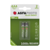 Agfaphoto uppladdningsbara AAA batteri 2-pack