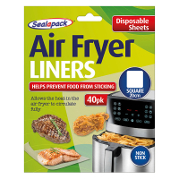 Airfryer liner 20cm fyrkantig (engångsartikel) | Sealapack 40st SSE00033