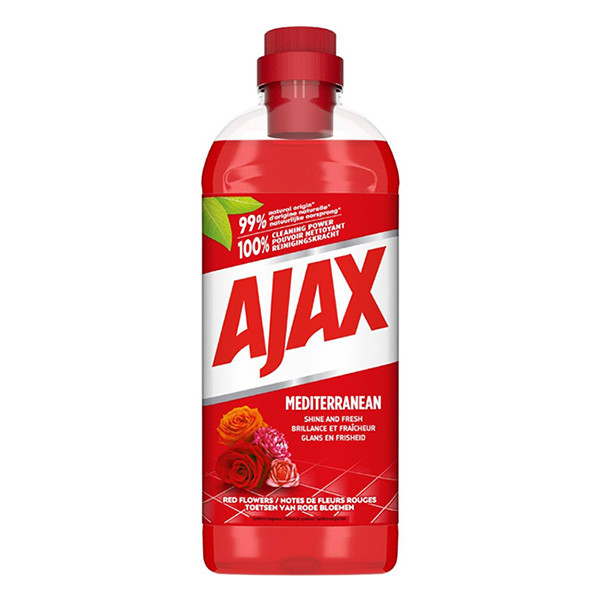 Ajax | Allrengöringsmedel Mediterranean Red flower | 1000ml  SAJ00056 - 1