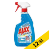 Glasrengöring 750ml  | Ajax Triple Action 12st