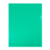Aktmapp A4 120my | 123ink | transparent grön | 100st​​​​​​​​​​​​​​⭐