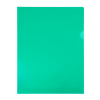 Aktmapp A4 120my | 123ink | transparent grön | 100st​​​​​​​​​​​​​​ $$