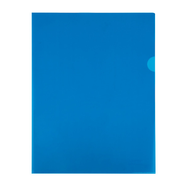 Aktmapp A4 120my | 123ink transparent blå | L-öppning | 100st​​​​​​​​​​​​​​ 390552 - 1