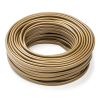 Anslutningskabel | platt | 2x0,75mm² | guld | 20m K180002018 - 1