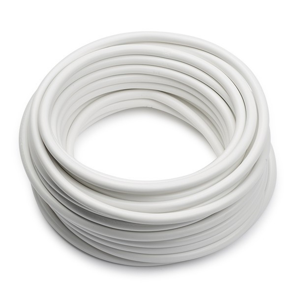 Anslutningskabel | vinyl | 2x0,75mm² | vit | 10m K180002009 - 1