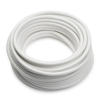 Anslutningskabel | vinyl | 2x0,75mm² | vit | 10m K180002009