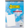 Anteckningsblock A4 linjerat | 100 ark | 123ink 301125 - 1
