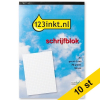Anteckningsblock A4 rutat | 100 ark | 123ink | 10st