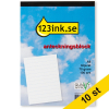 Anteckningsblock A6 linjerat | 100 ark | 123ink | 10st⭐