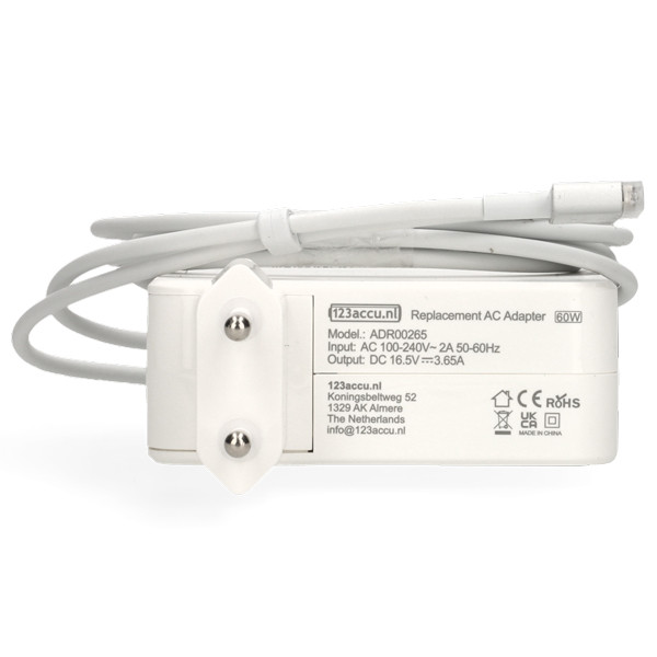 Apple MagSafe 2 Power Adapter | 60W (varumärket 123ink) ADR00265 - 2