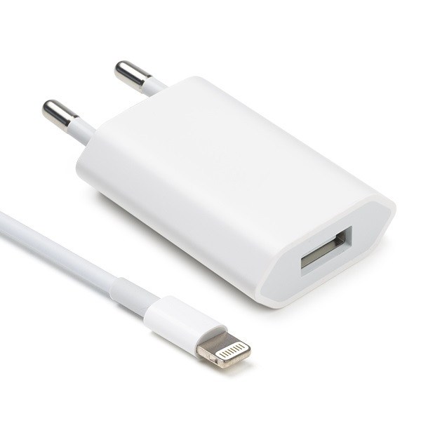 Mobilladdare 5W 1-port inkl. kabel | USB-A | Apple K070501084 - 1