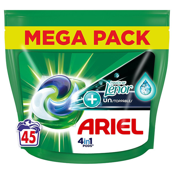 Tvättkapslar 45st | Ariel 4-i-1 Touch Of Lenor Unstoppables SAR05398 - 1