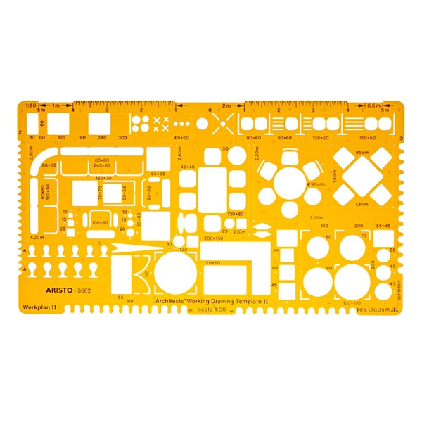 Arkitektmall II skala 1:50 | Aristo 206848 - 1