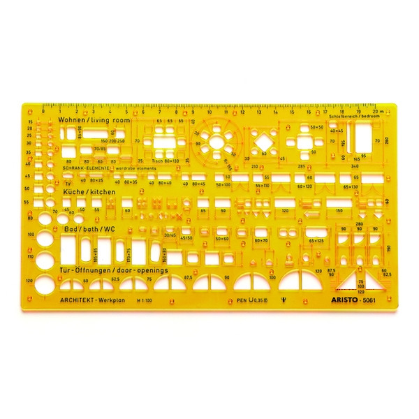 Arkitektmall skala 1:100 | Aristo 206846 - 1