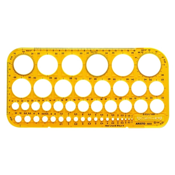 Aristo Cirkelmall 1 - 36 mm 45 cirklar | Aristo AR-5033 206843 - 1