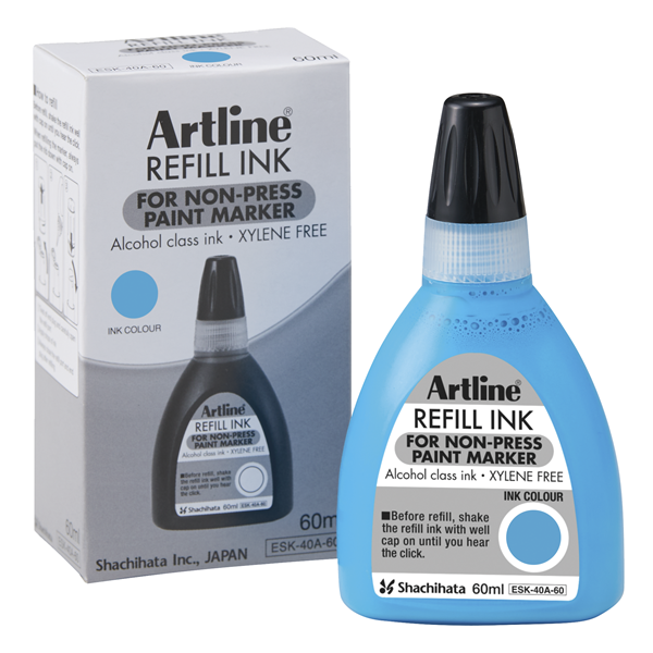 Bläckrefill Paint Marker | Artline 437A | 60ml | ljusblå SE001602 - 1