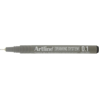 Artline Fineliner 0.1mm | Artline Drawing System | svart EK-231BLACK 238816
