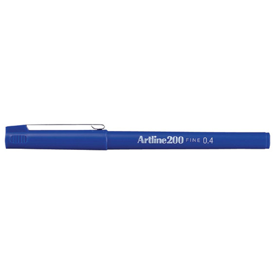 Artline Fineliner 0.4mm | Artline 200 Fine | blå 0643201 238525 - 1
