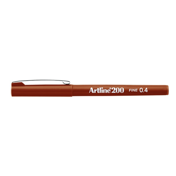Fineliner 0.4mm | Artline 200 Fine 0.4 | brun 501192 - 1